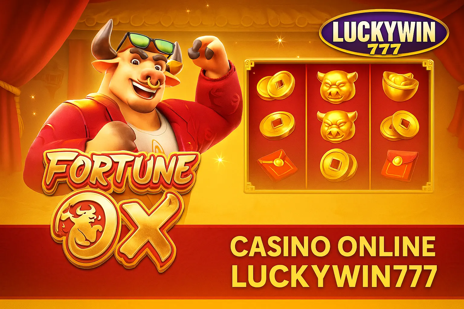 Fortune Ox no LUCKYWIN777 - Aposte Agora e Reivindique Seus Ganhos