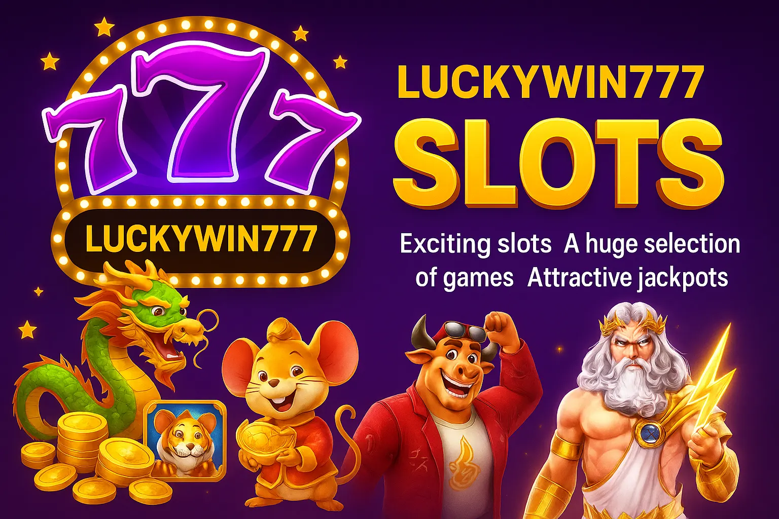 Jogos de Slot no Casino Online LUCKYWIN777