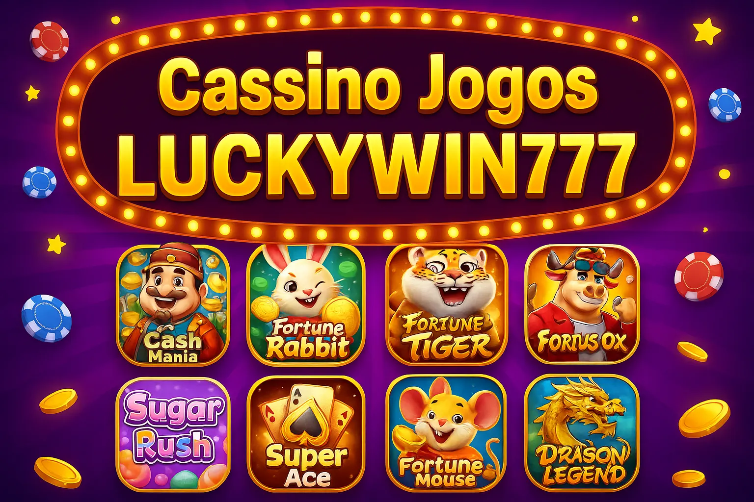 Jogos de cassino online LUCKYWIN777